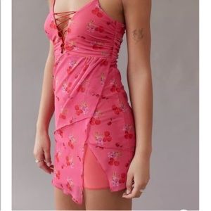 NWT urban outfitters cherry mini dress